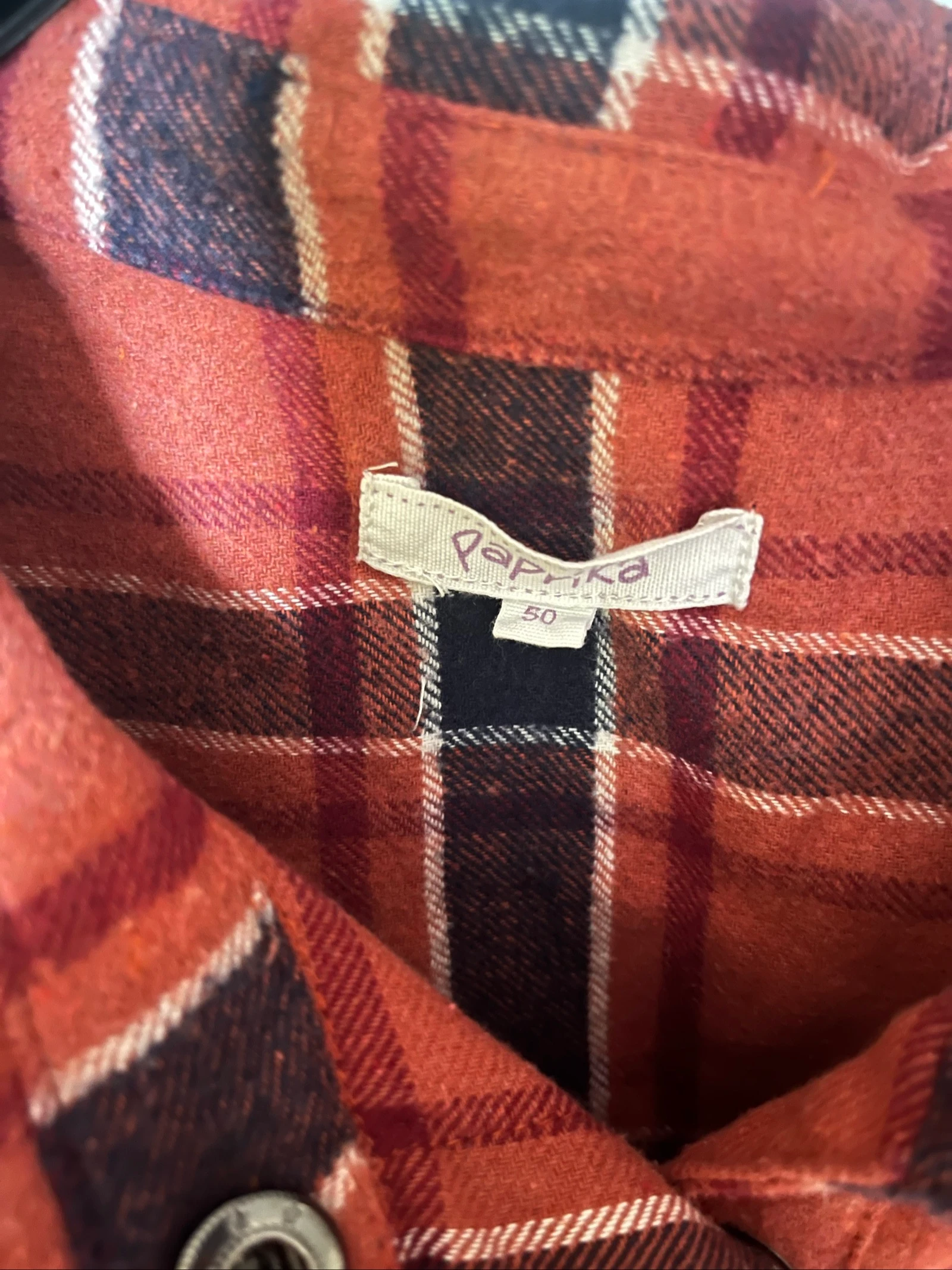 Paprika : Chemise à carreaux 100% coton – photo 2